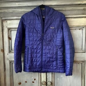 Patagonia Women's Nano Puff® Hoody - Current Blue Size XS